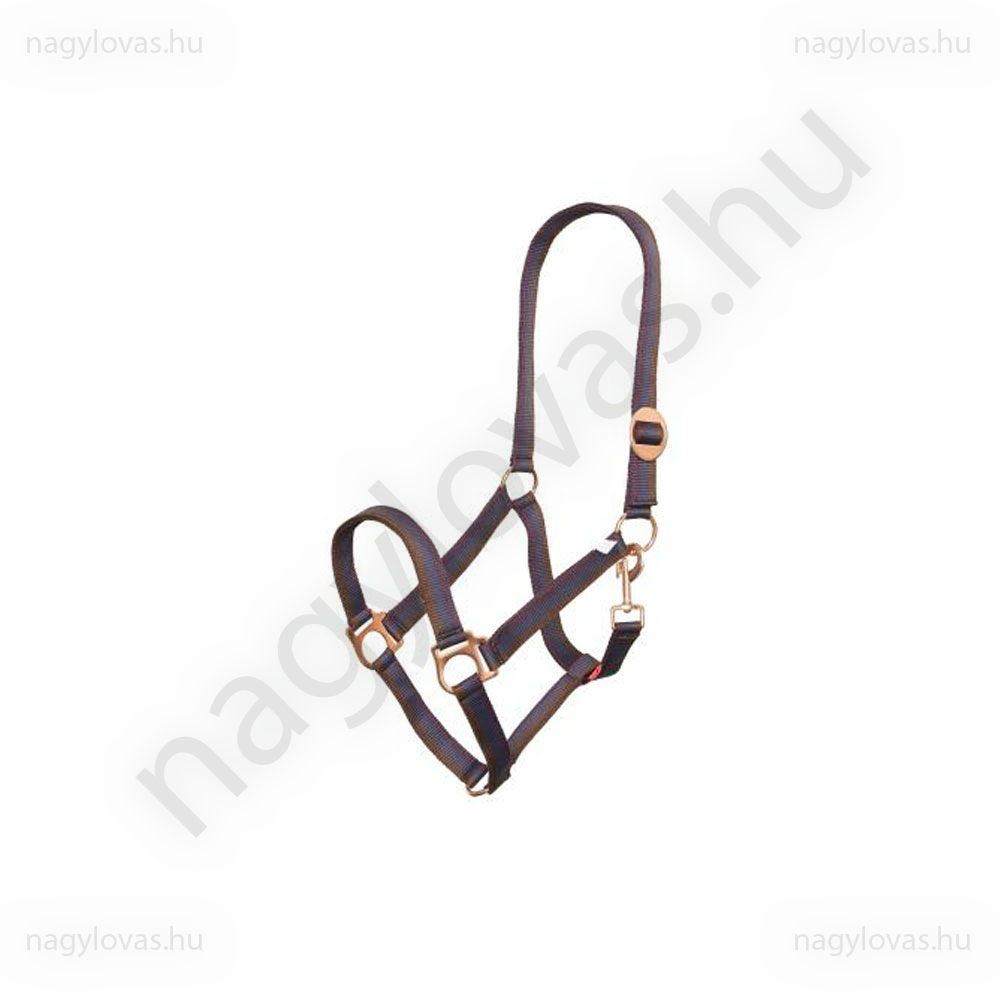 QHP Economic kötőfék multi bordó csíkos