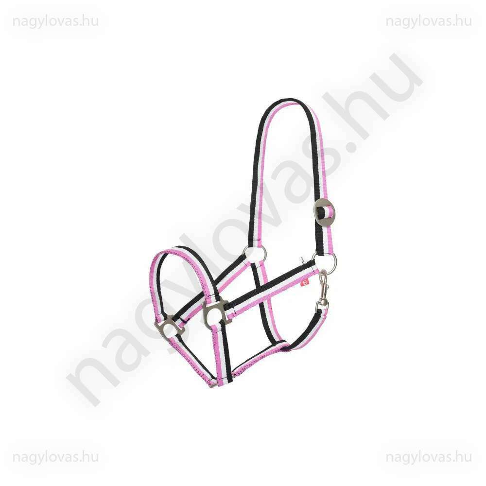 QHP Economic kötőfék neon pink csíkos