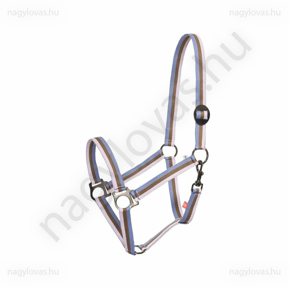 QHP Economic kötőfék wisteria csíkos