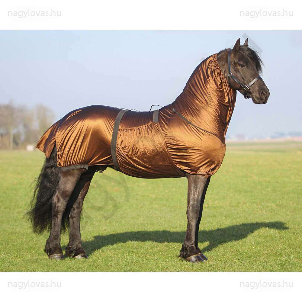 QHP Ekcéma lótakaró nyakrészes 155 cm bronz