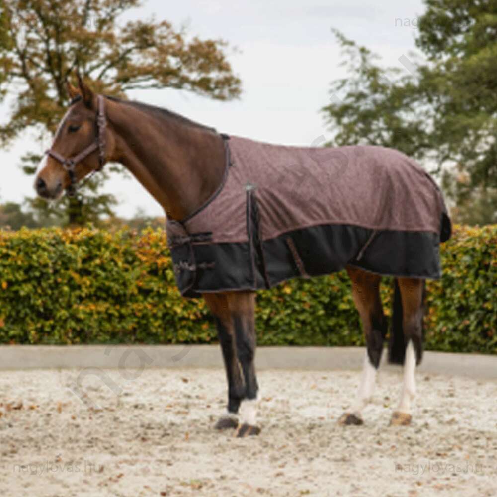 QHP éli karám lótakaró 50 gr barna/fekete 135 cm