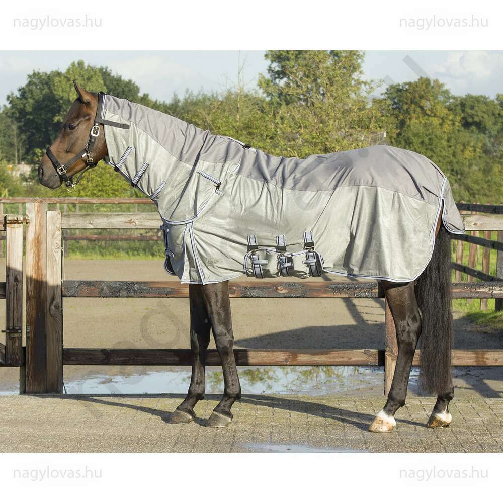 QHP eső- légytakaró nyakrésszel  szürke 155 cm