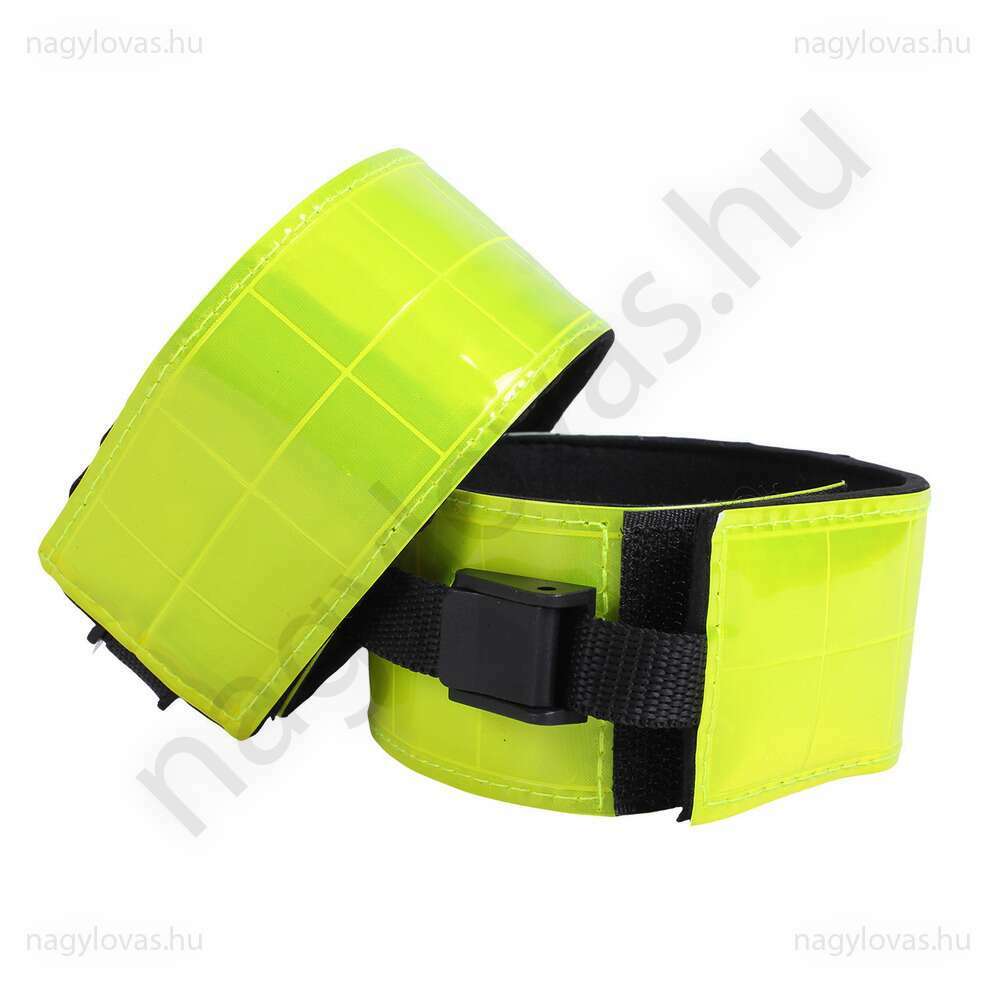 QHP fényvisszaverő lábpánt (1 pár) sárga