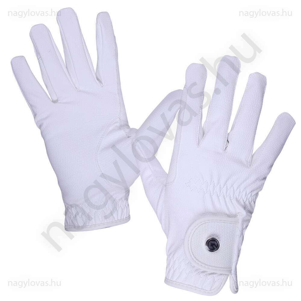 QHP Force lovaglókesztyű fehér S