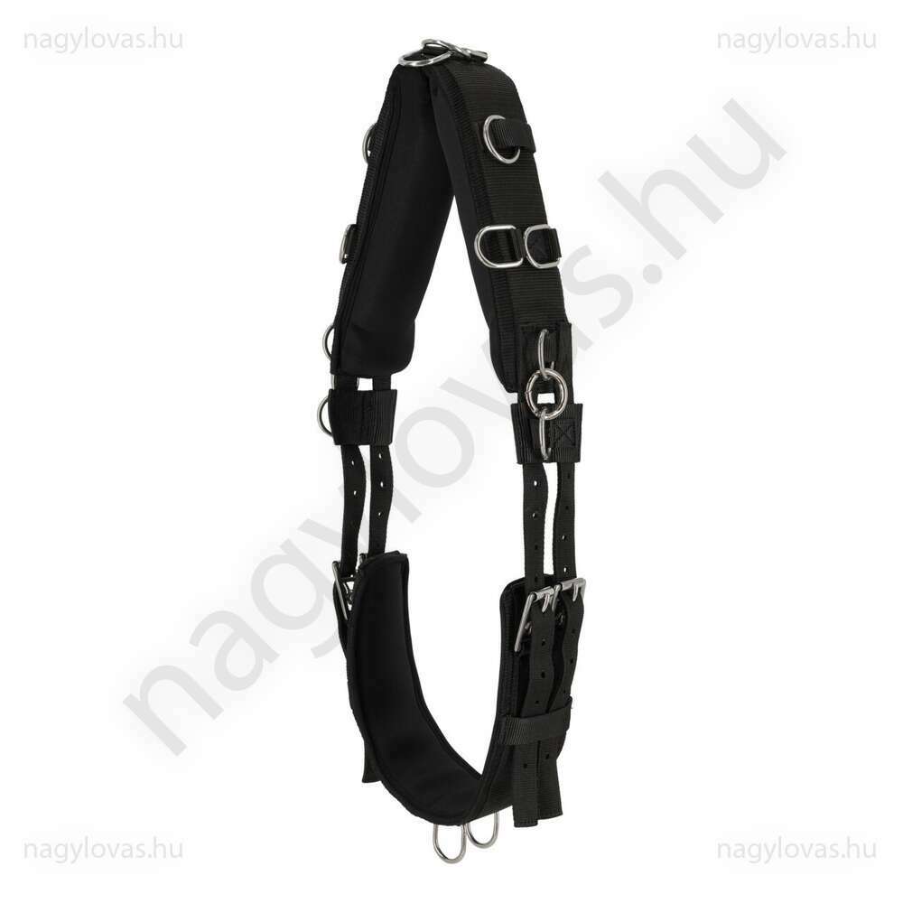 QHP futószárazó heveder fekete póni