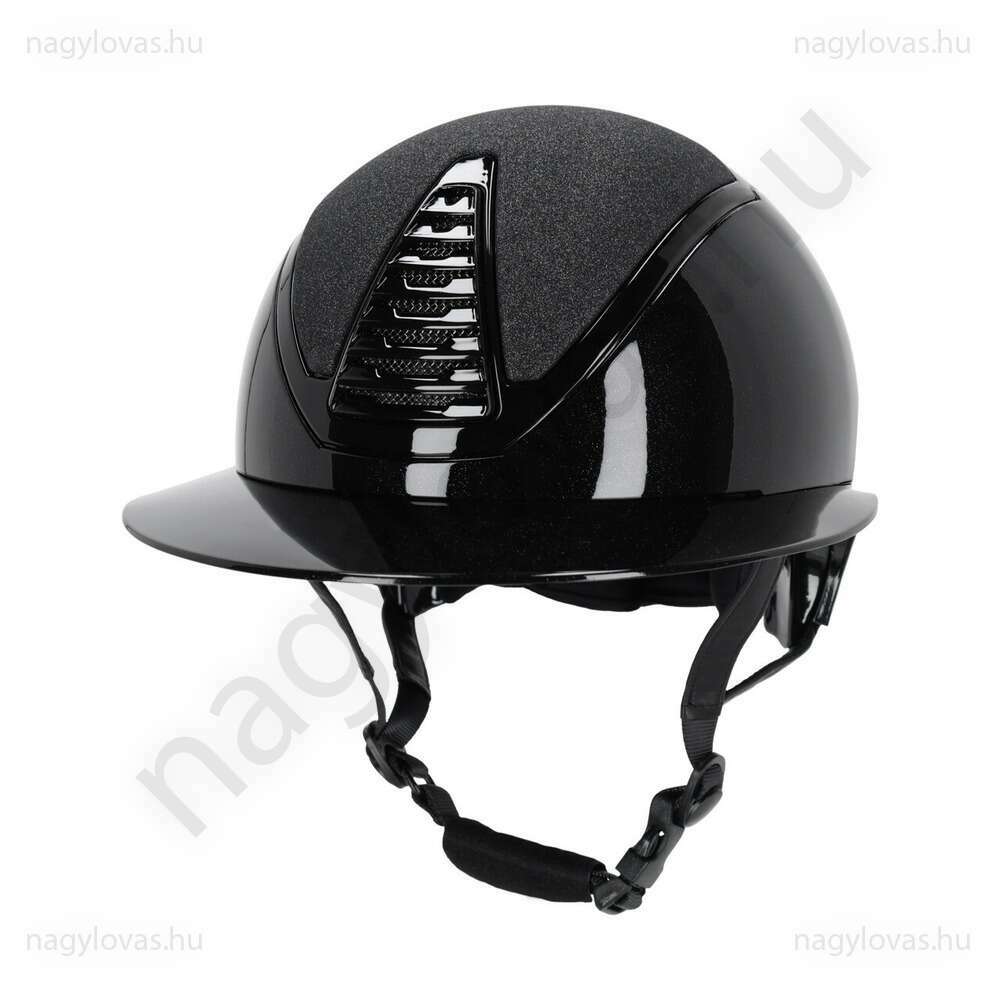 QHP Glendale  hosszított napellenzős kobak fekete 59-61 cm