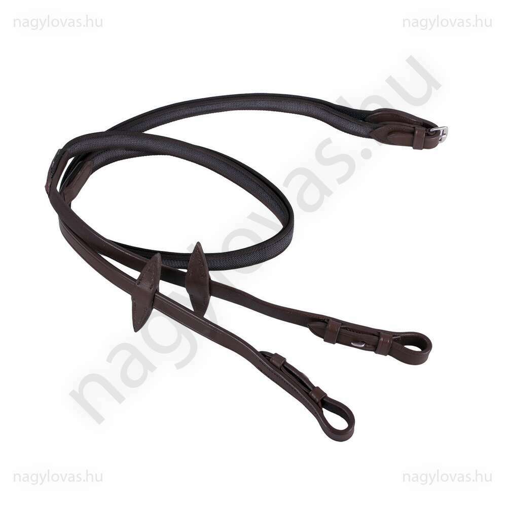 QHP gumírozott lovaglószár - Barna - Full
