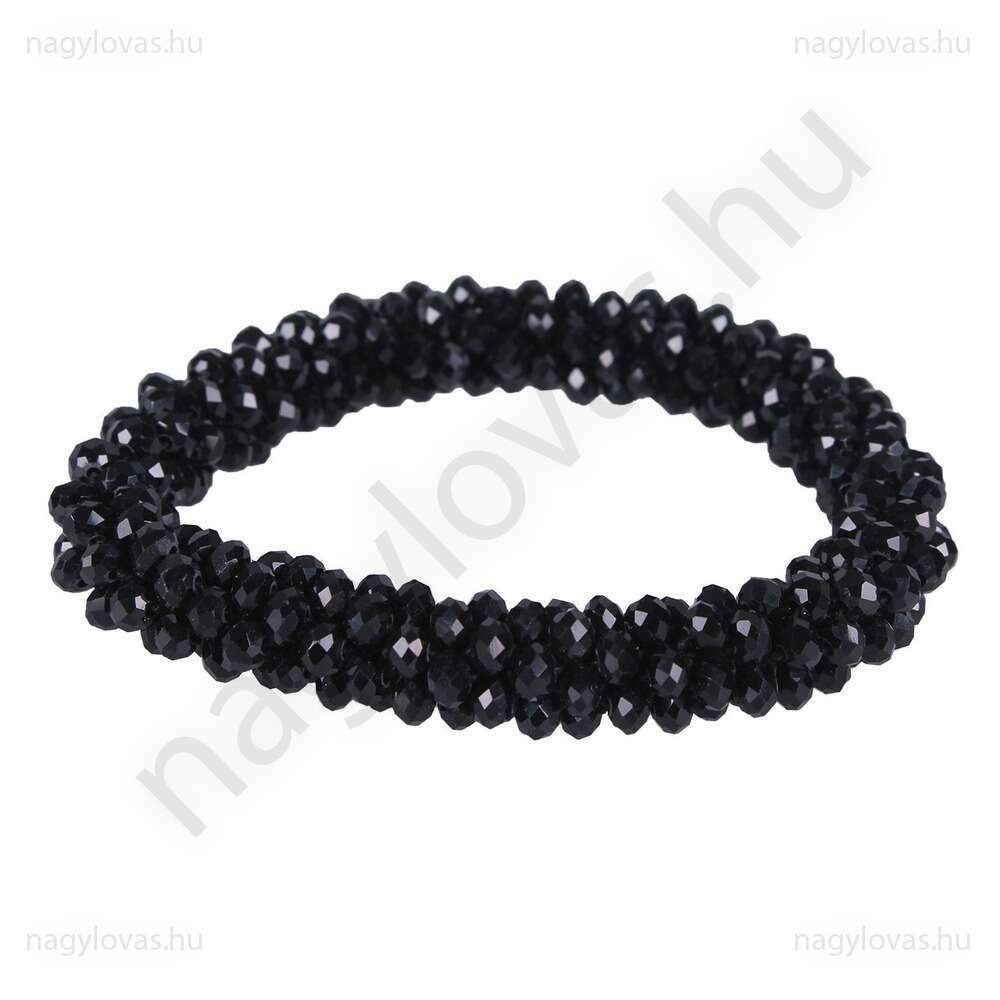 QHP gyöngyös hajgumi fekete