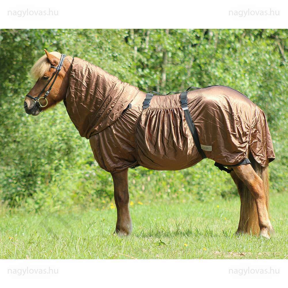 QHP Icelandic ekcéma lótakaró barna 125 cm