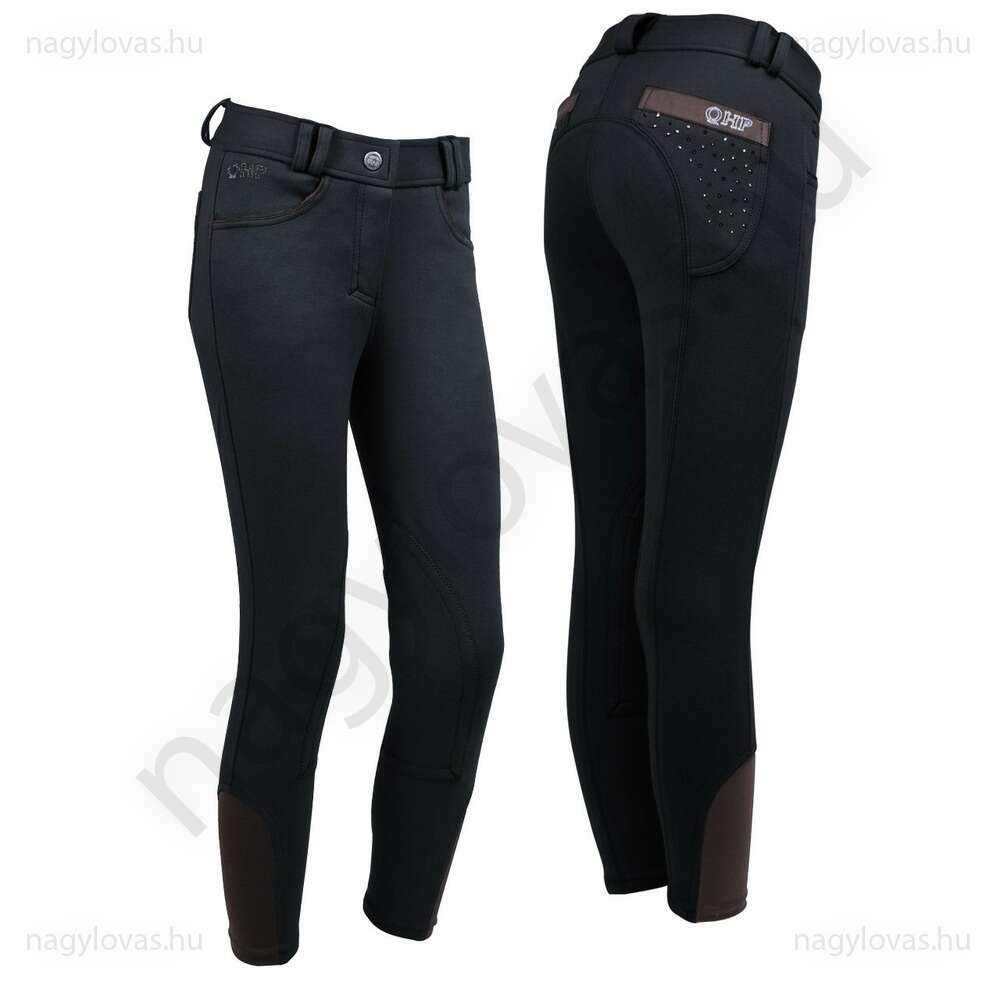 QHP Junior lovaglónadrág fekete 164