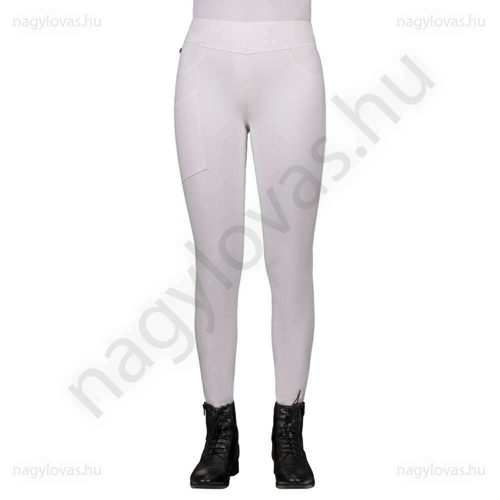 QHP Kae női lovaglóleggings fehér 42
