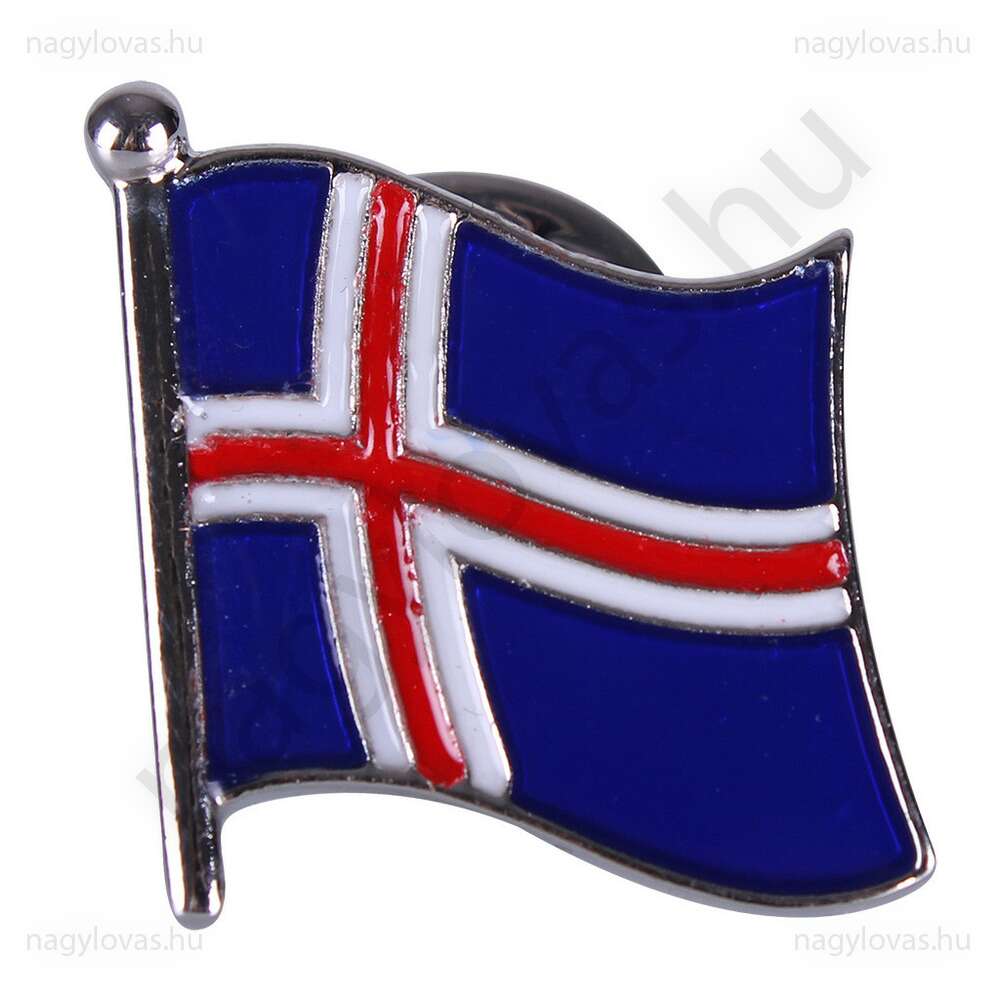 QHP kitűző pin Iceland