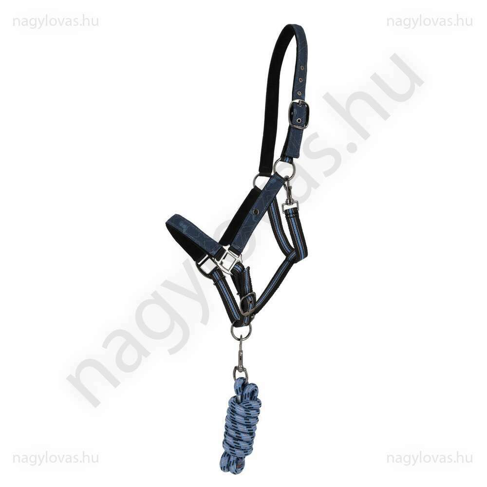 QHP kötőfék szárral navy dusk