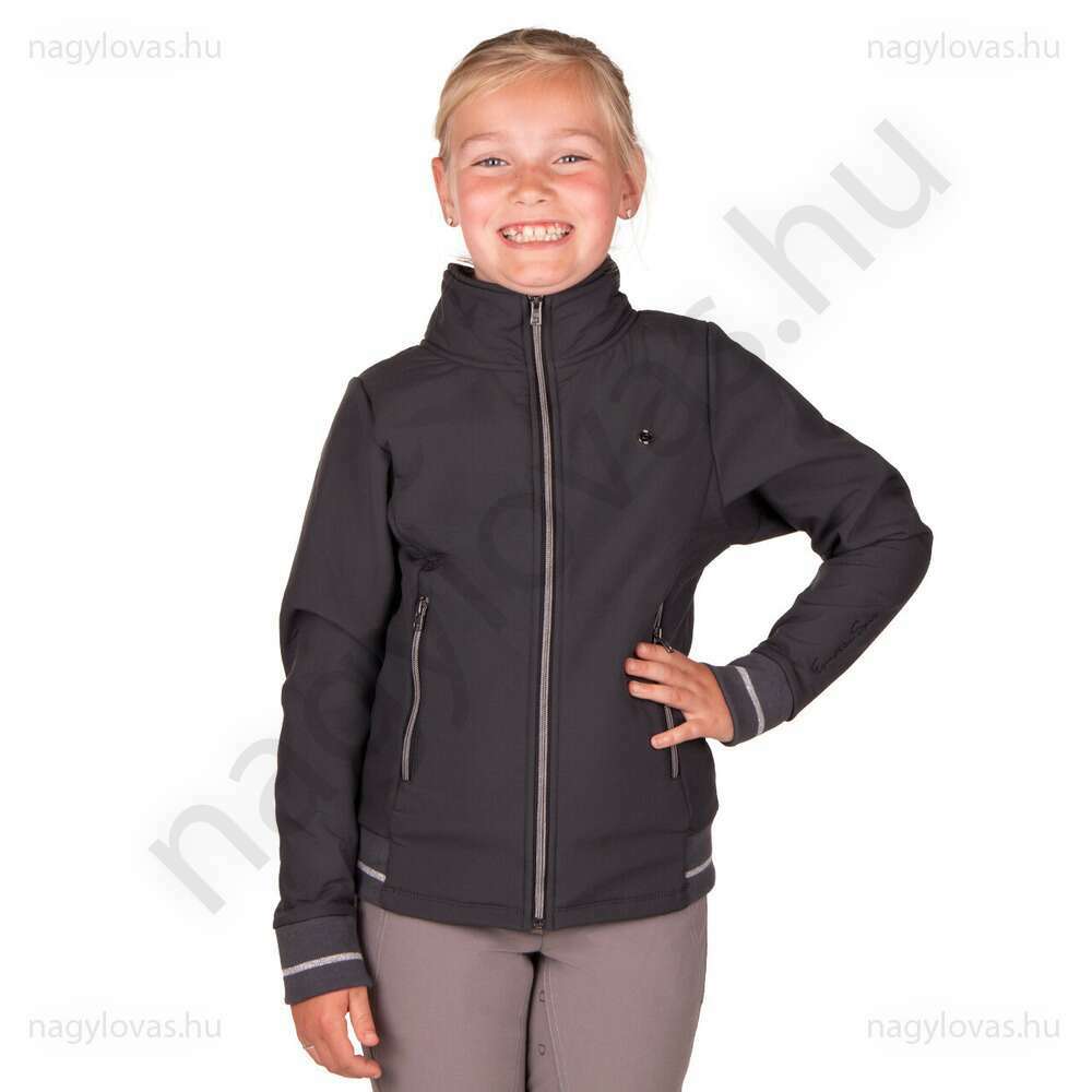 QHP Lieke Junior softshell kabát antracit 176