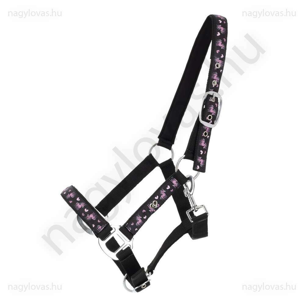 QHP Lize kötőfék fekete/unicorn 