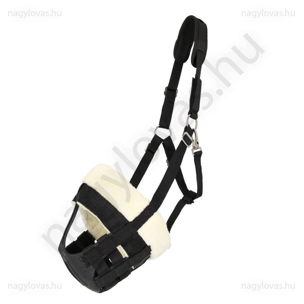 QHP lószájkosár szőrmés