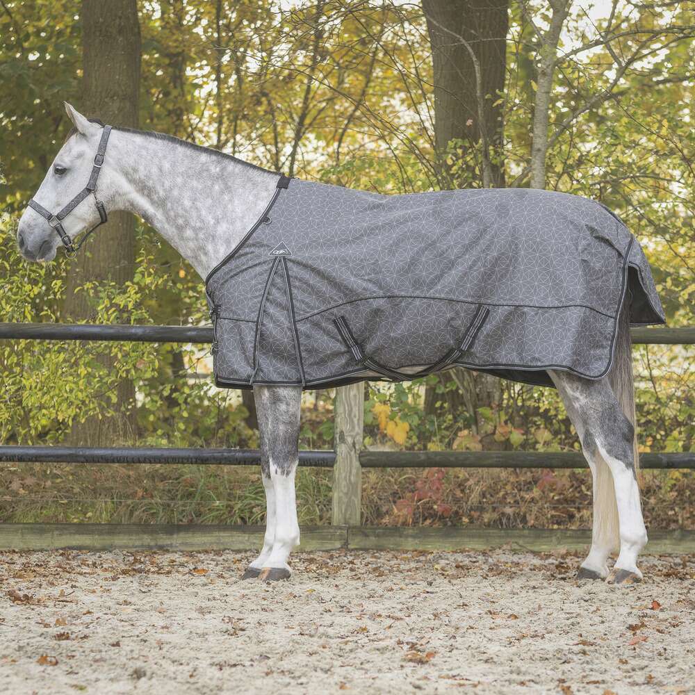 QHP lótakaró karám vízálló 300gr.  szürke reflektív 125 cm