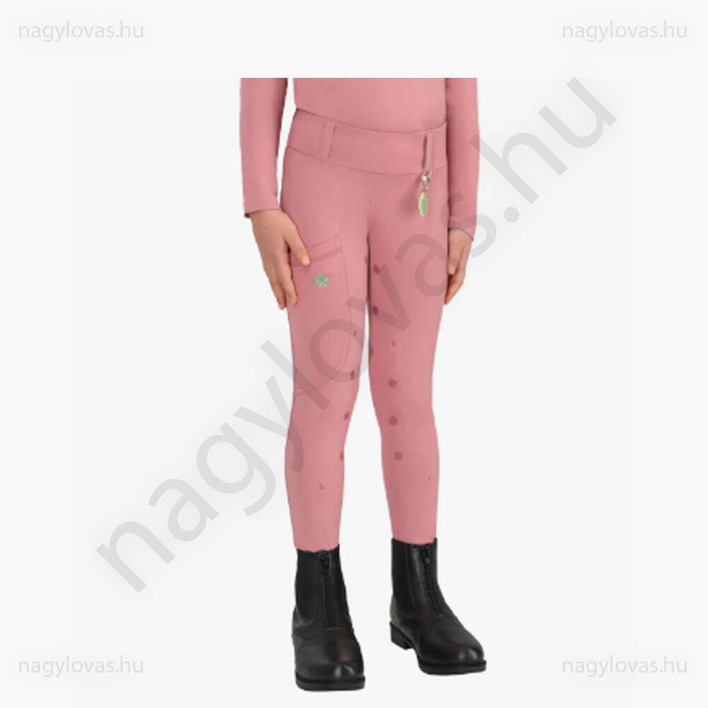 QHP Lucky Start gyerek lovaglóleggings pink 152