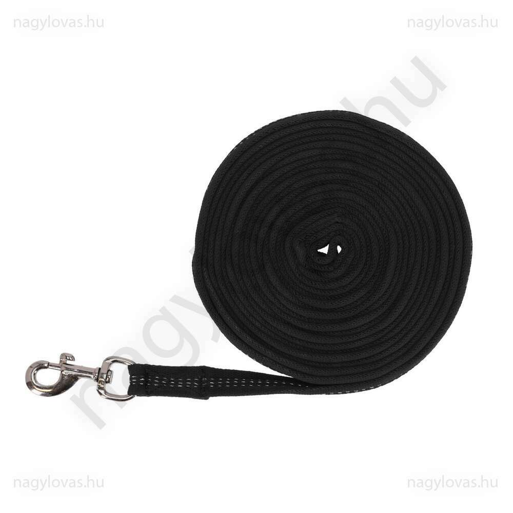 QHP Lunging vezetőszár - Fekete - 8m