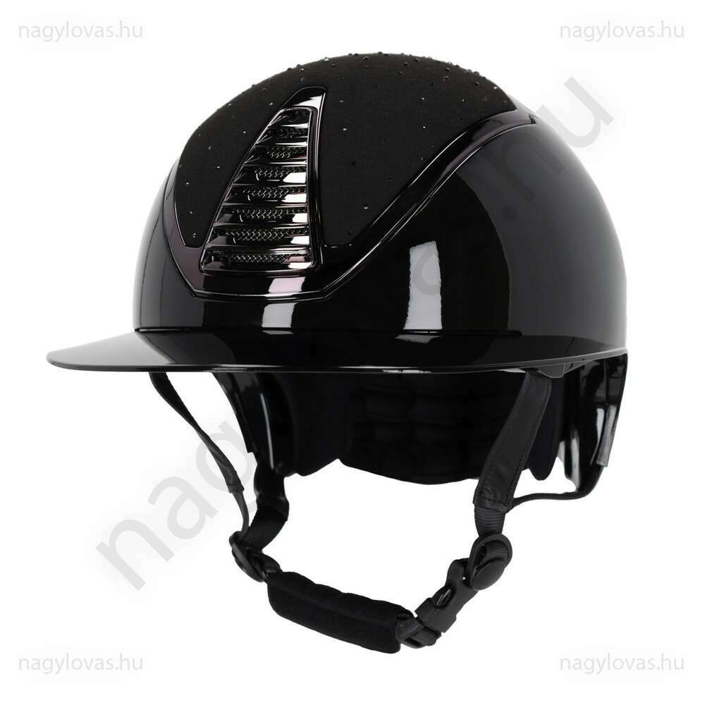 QHP Memphis hosszított napellenzős kobak fekete 51-55 cm