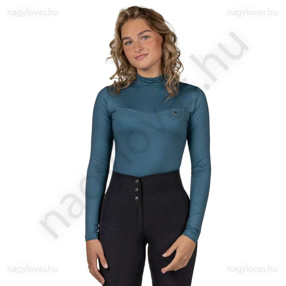 QHP Micah női hosszú ujjú felső óceánkék 34