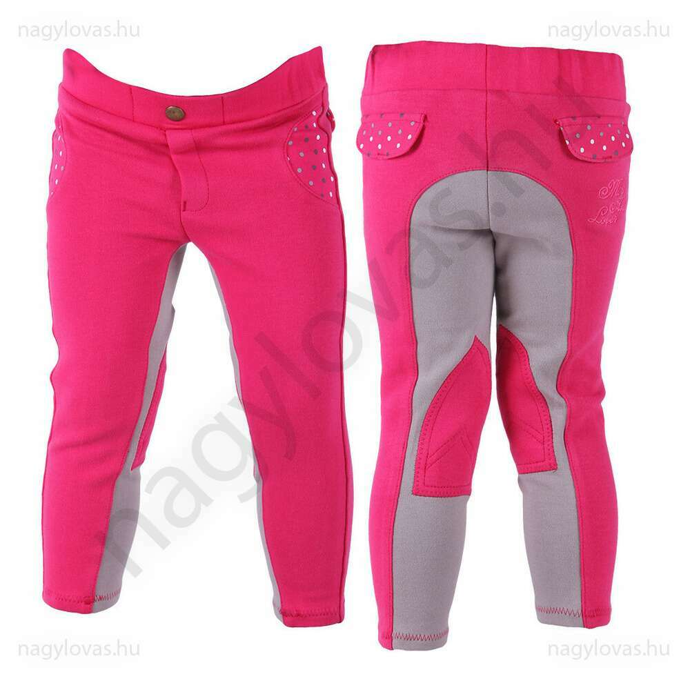 QHP Mickey junior lovaglónadrág pink