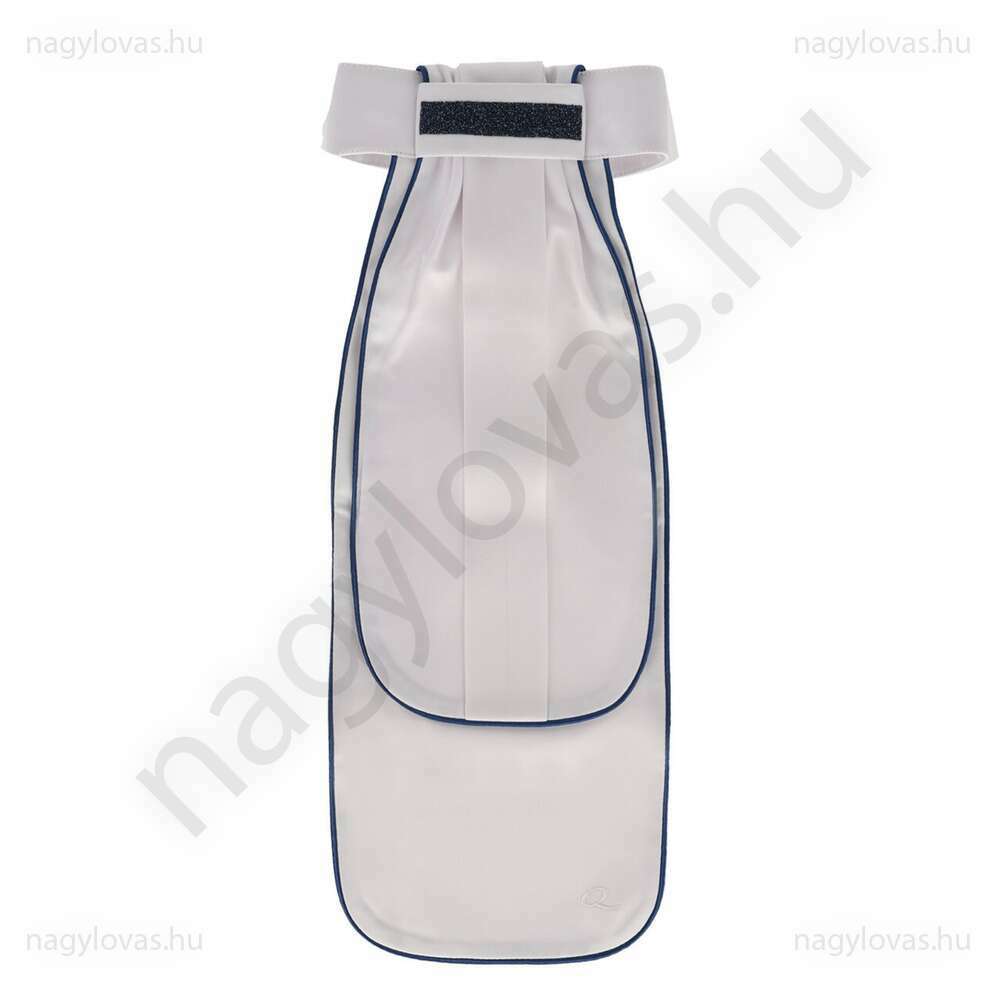 QHP Miyah zsabós nyakkendő fehér/skék S