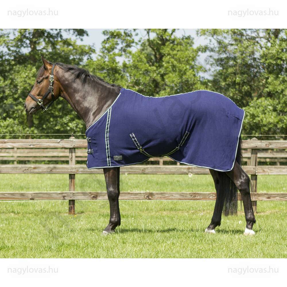 QHP polár leszárító lótakaró kék 130 cm
