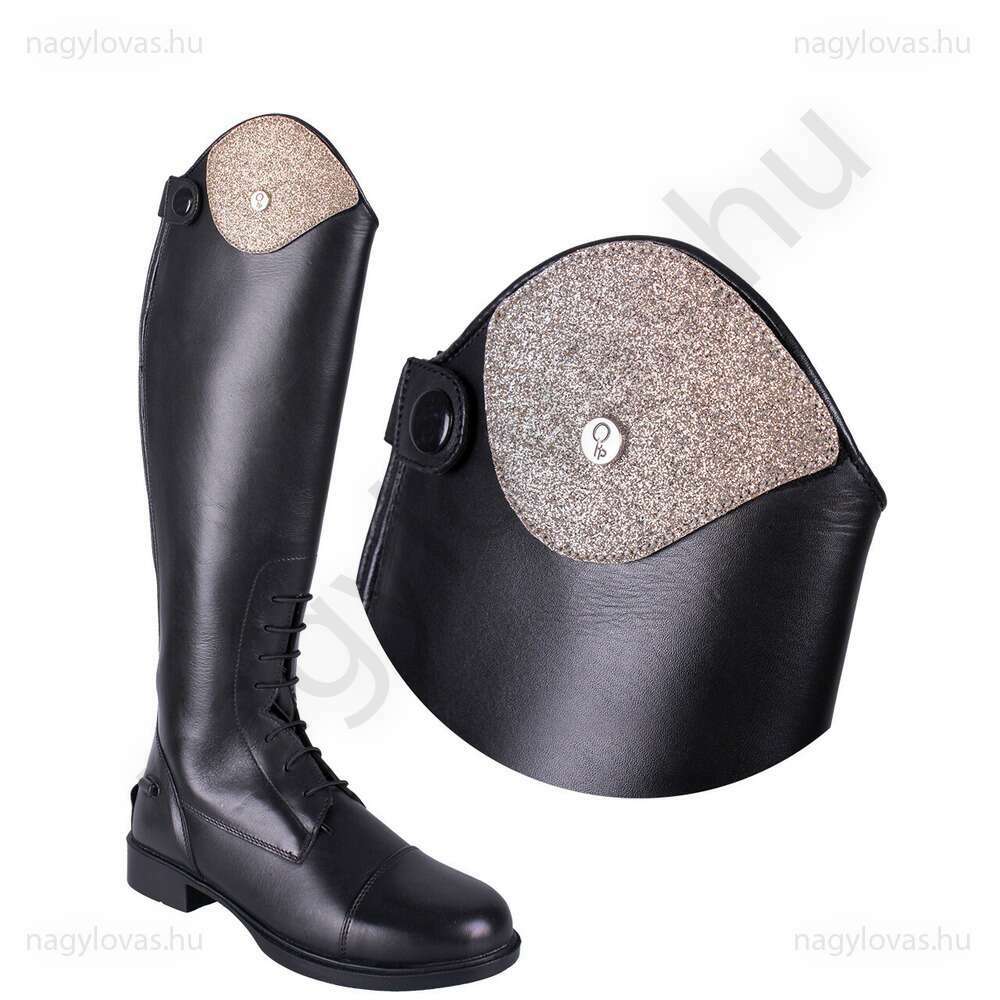 QHP Romy cserélhető csizmadísz arany/csillám  33/34