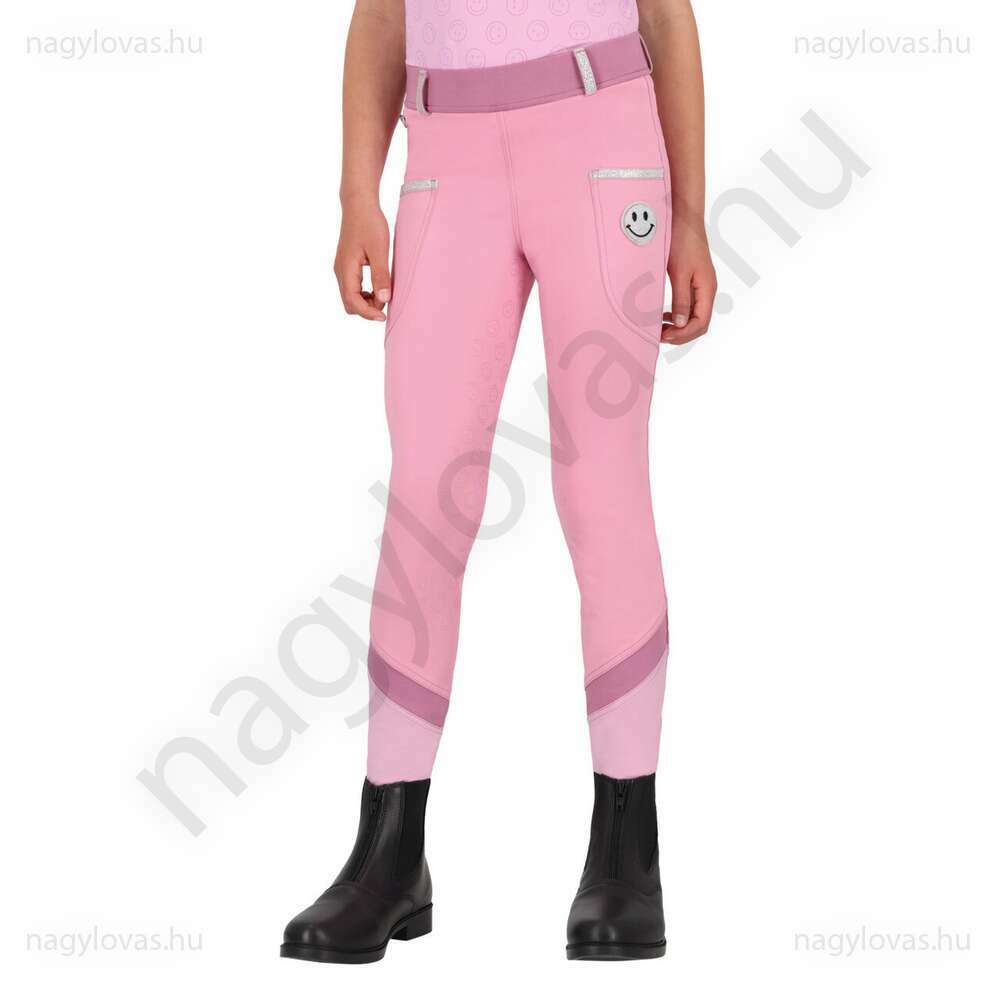 QHP Rosalynn Junior  lovaglóleggings rózsaszín 98