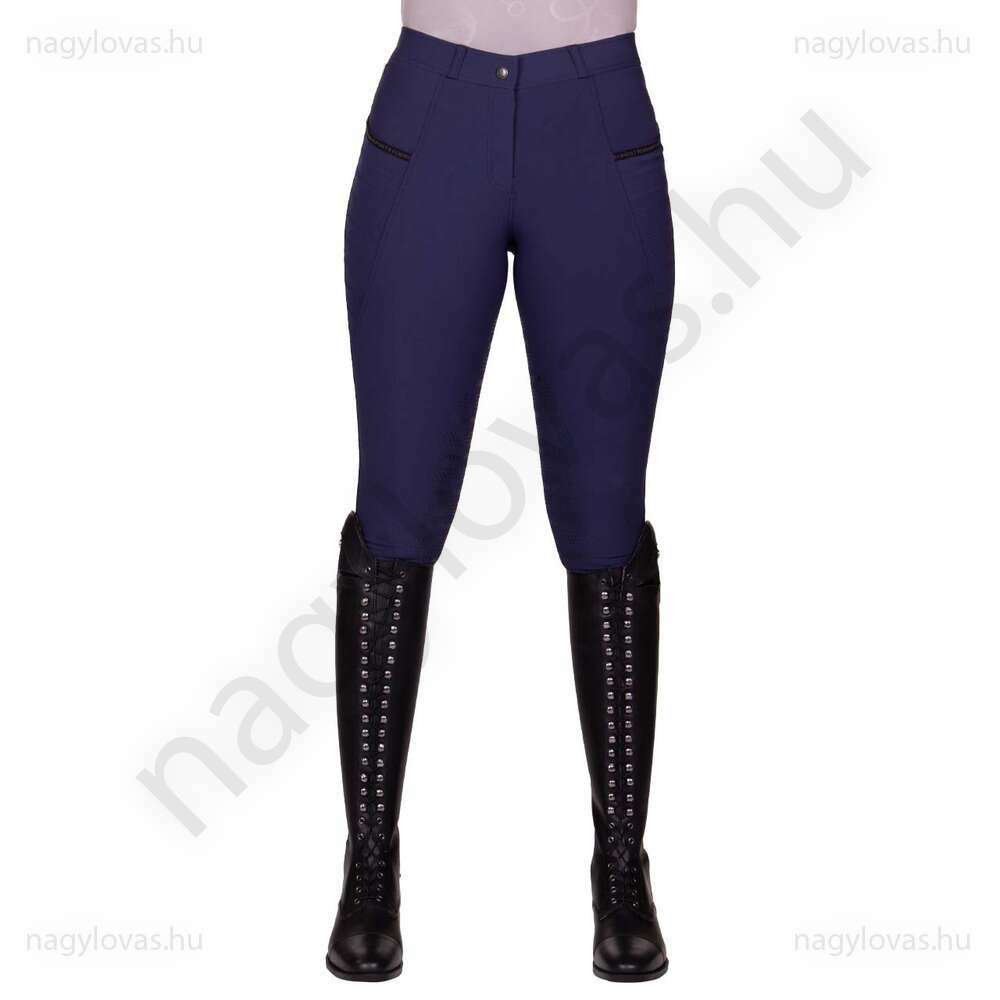 QHP Rylee női lovaglónadrág s.kék 42