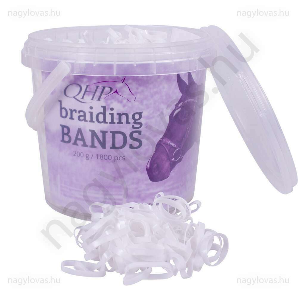 QHP sörénygumi széles fehér 200g