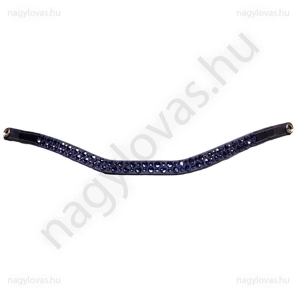 QHP StarGlow homlokszíj fekete/indigó cob