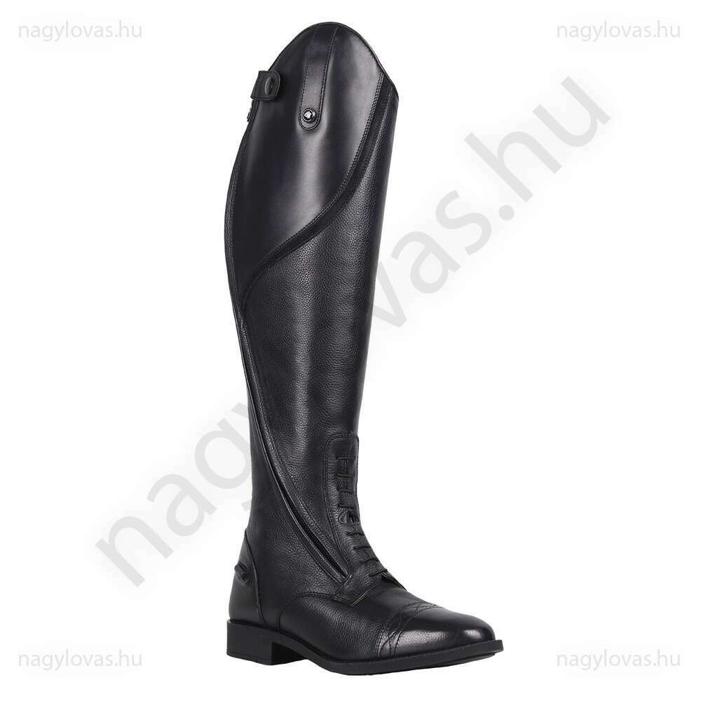 QHP Tamar Junior  bőr lovaglócsizma fekete 35