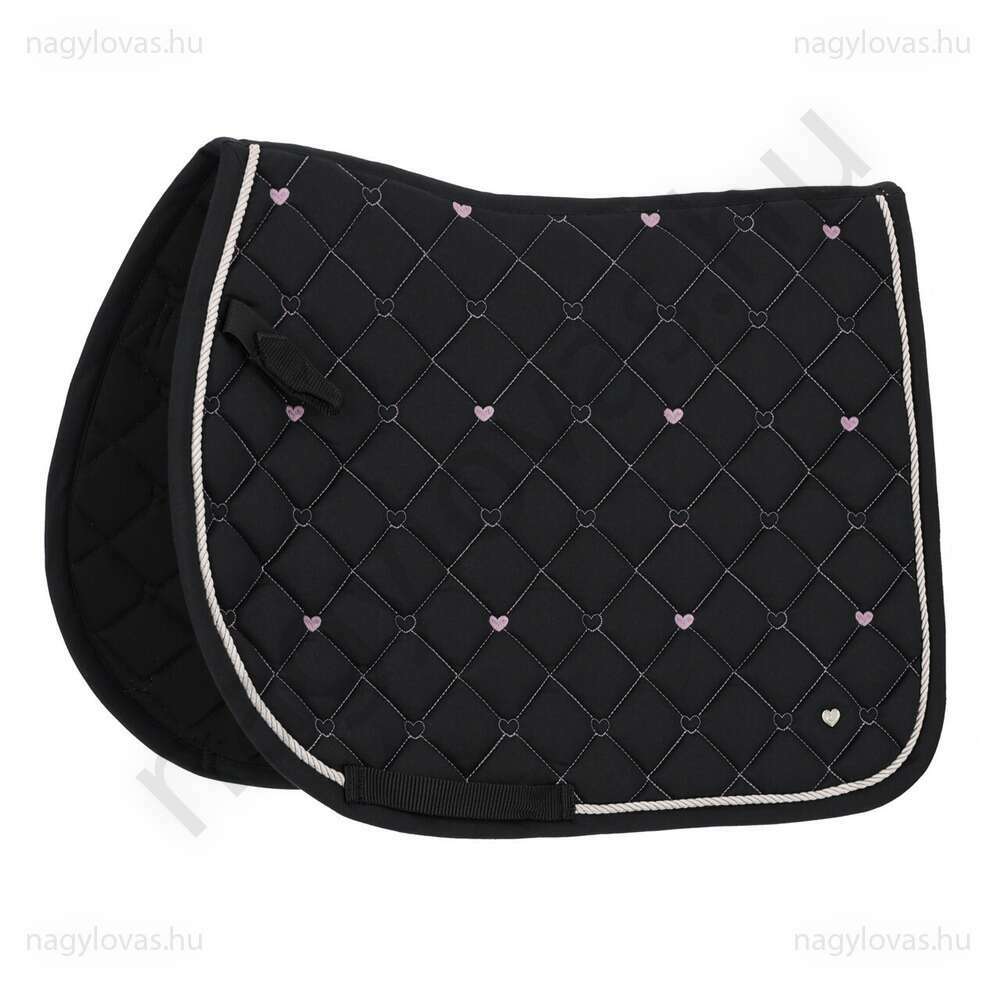 QHP univerzális nyeregalátét fekete/lila shetty