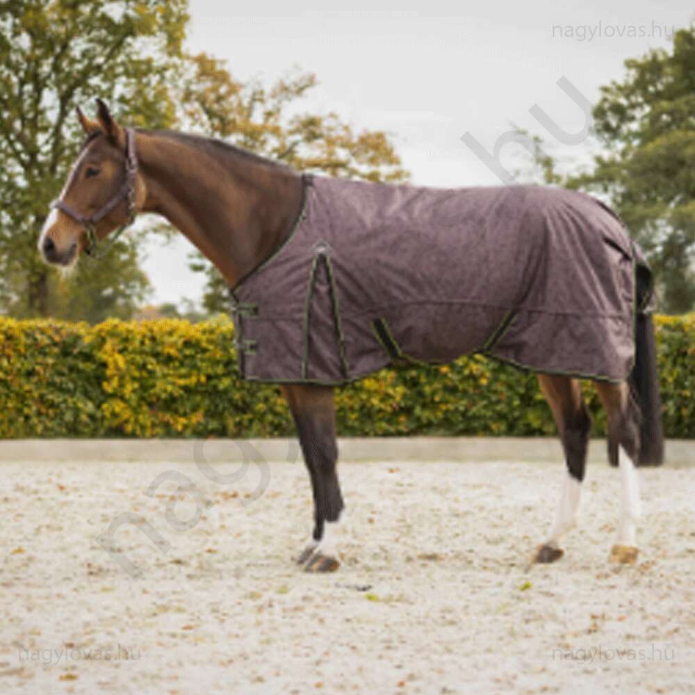 QHP vízálló karám lóakaró polár béléssel barna 125 cm