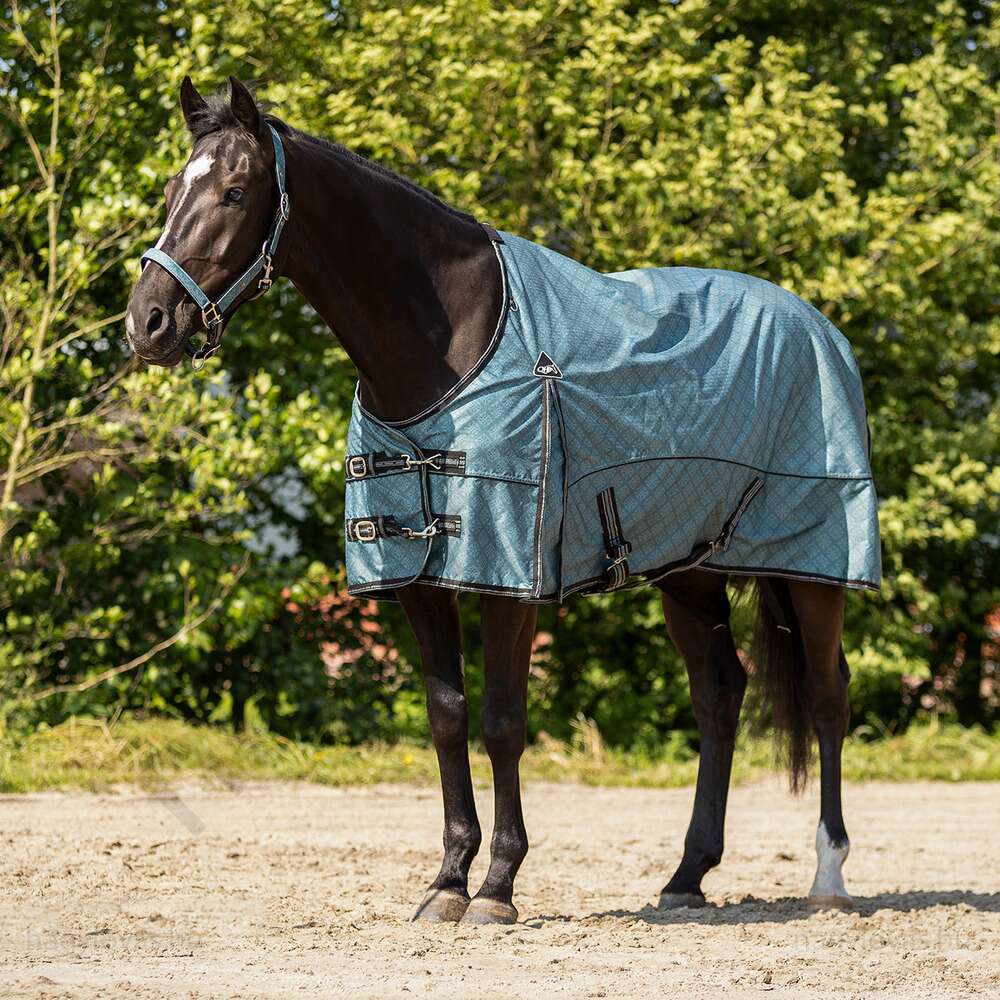 QHP vízálló karám lótakaró 0 gr. zöld 145 cm