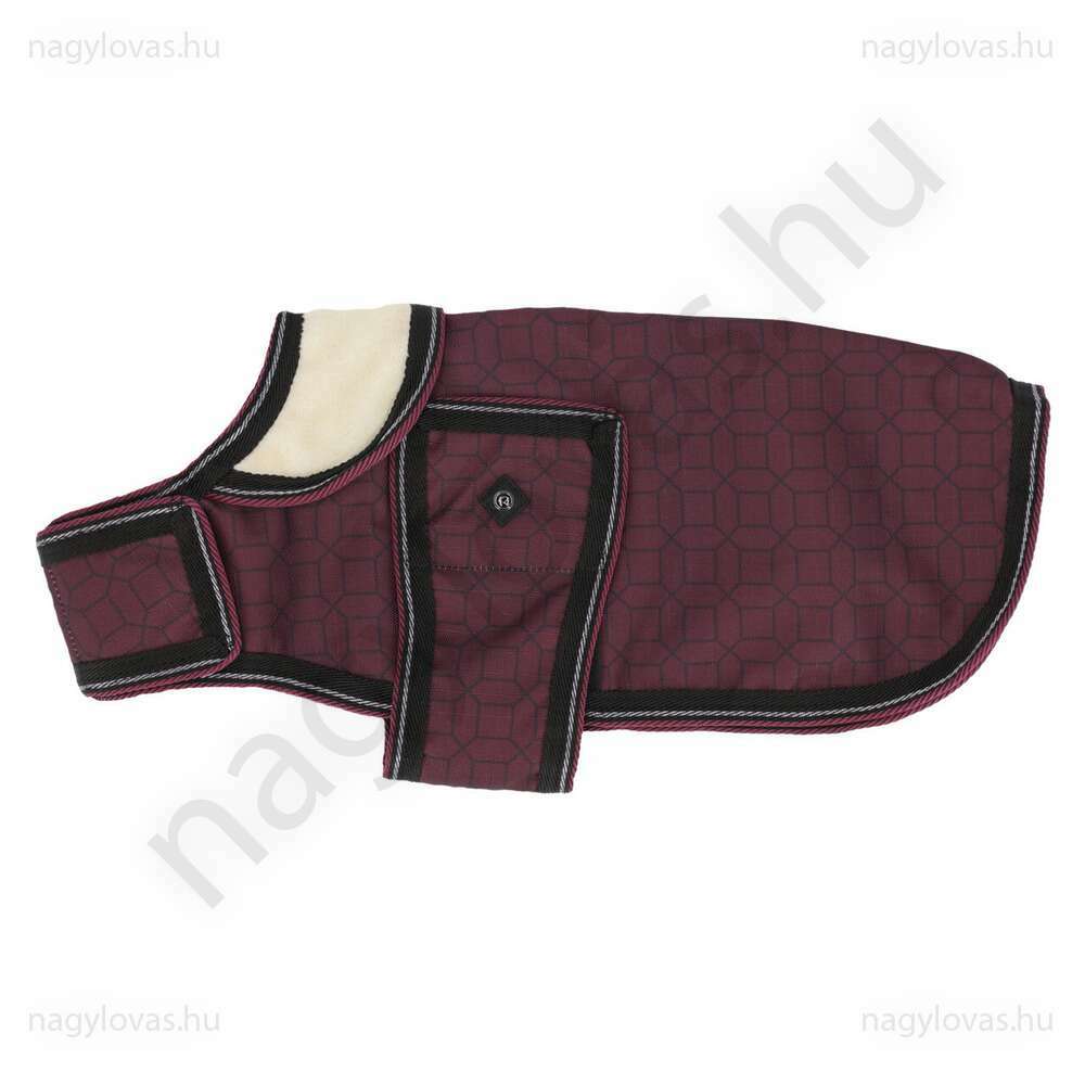 QHP vízálló kutyaruha bordó 55 cm