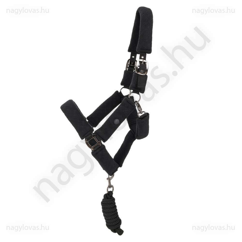 QHP Zahra kötőfék szárral fekete