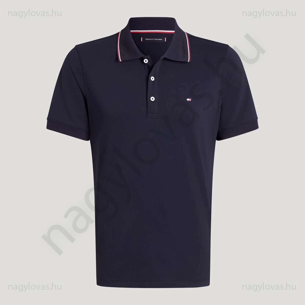 Tommy-Hilfiger Harrison férfi póló kék
