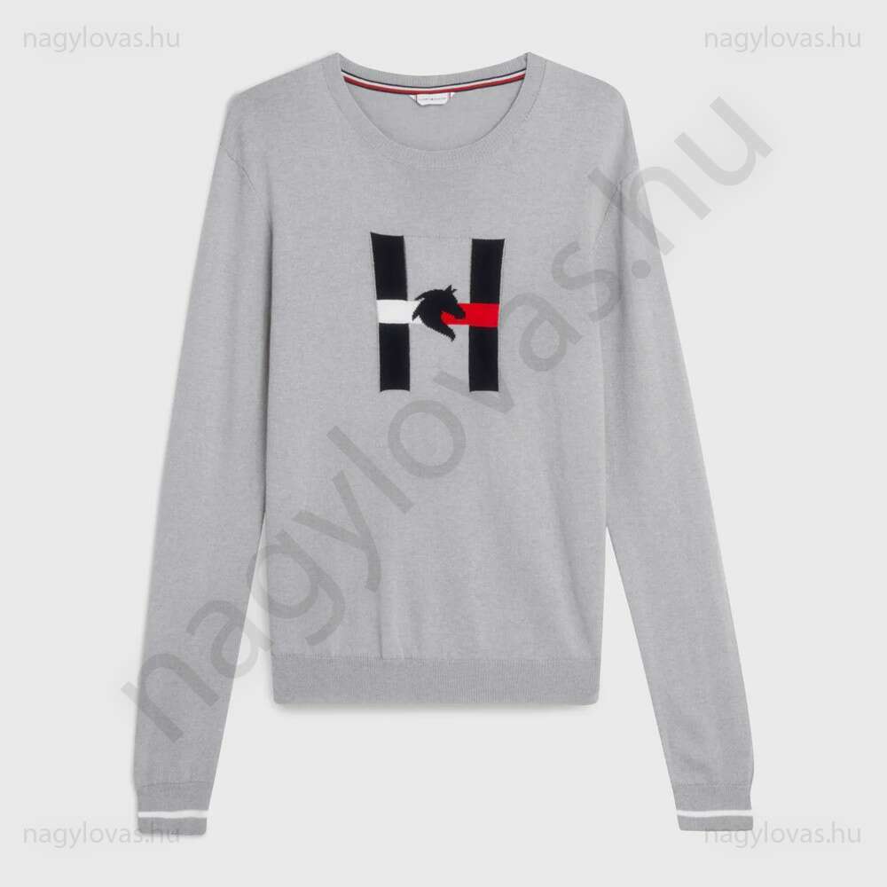 Tommy Hilfiger lovas női pulóver szürke 