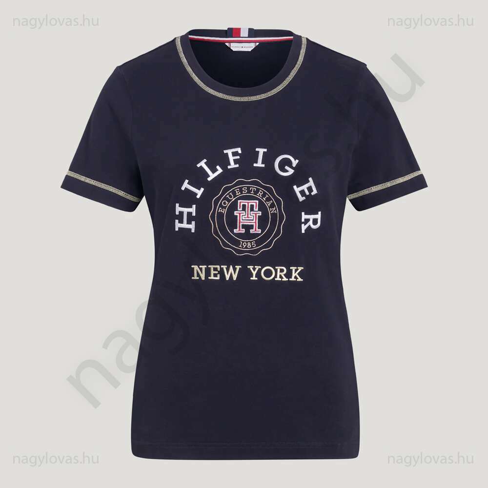 Tommy-Hilfiger Newport T-shirt  női póló kék