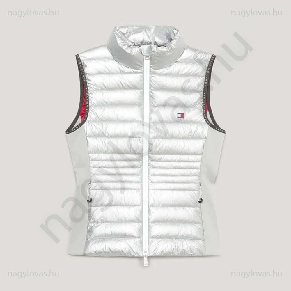 Tommy-Hilfiger Puffer vest női mellény silver