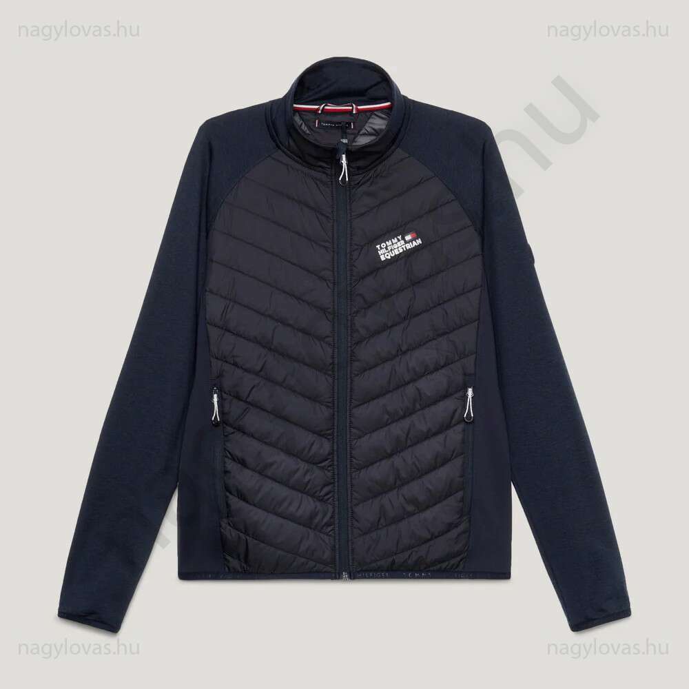 Tommy-Hilfiger Thermo Hybrid férfi kabát kék