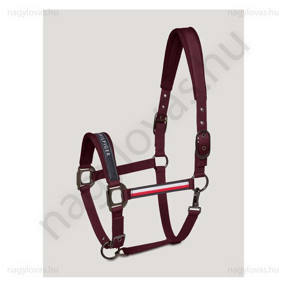 Tommy-Hilfiger Yale vezetőszárral bordó