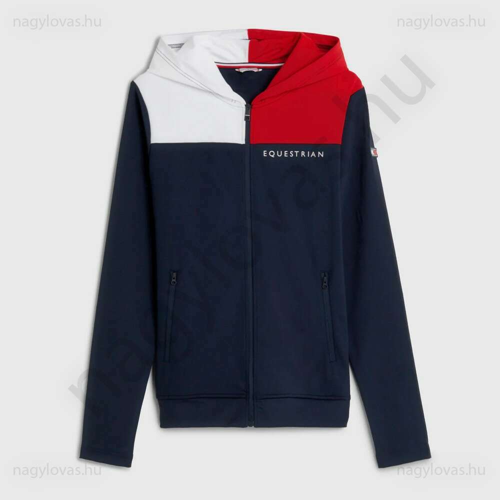 Tommy-Hilfiger Zip-Up Hoodie női felső  sky