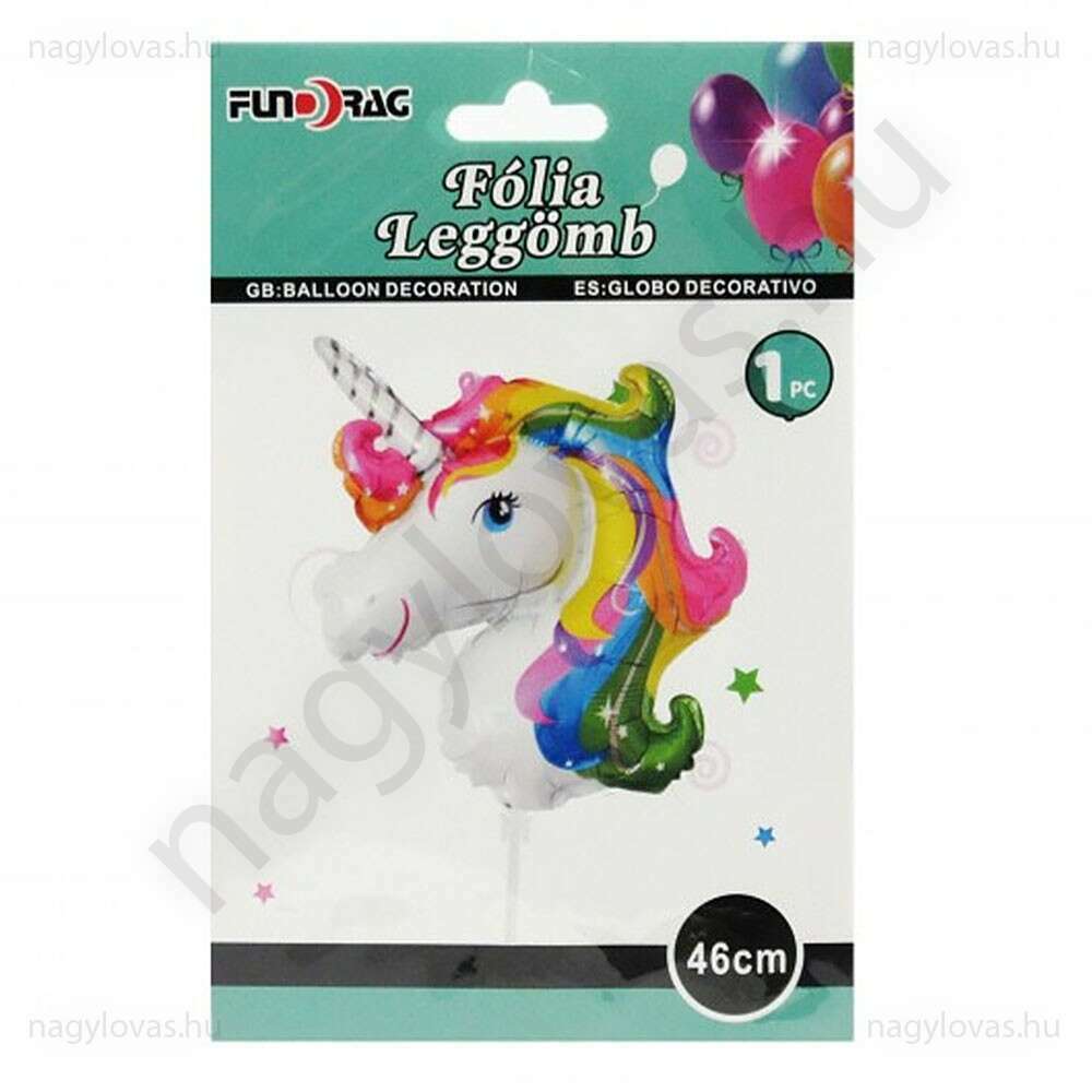 Unicorn fólia lufi 46cm