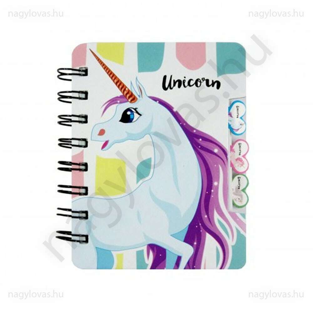 Unicorn notesz 9X12cm