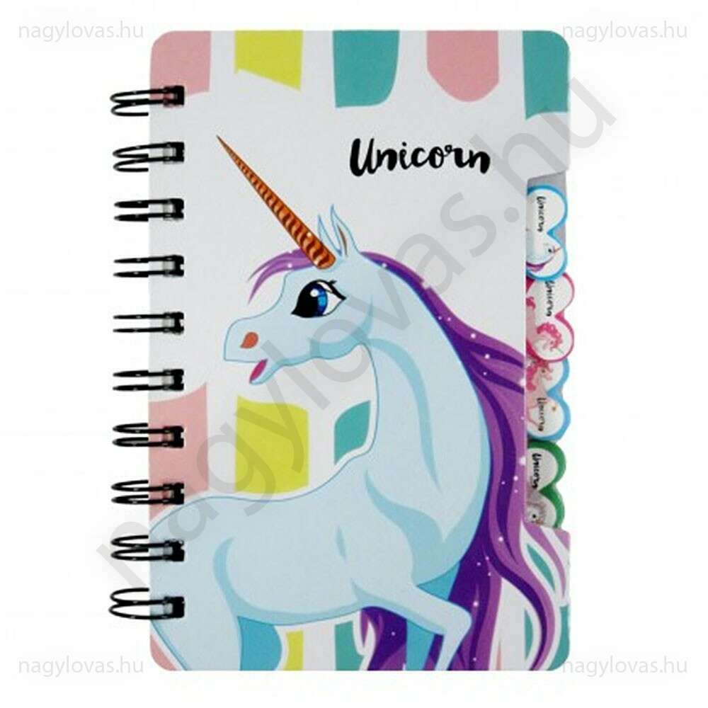 Unicorn notesz 9X14cm