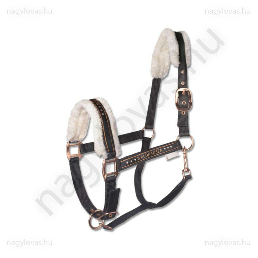Waldhausen Elegant szőrmés kötőfék rosgold